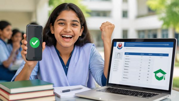 এসএসসি ফলাফল অনলাইনে, এসএমএস ও শিক্ষা বোর্ডের ওয়েবসাইটে দেখার প্রতীকী ছবি।